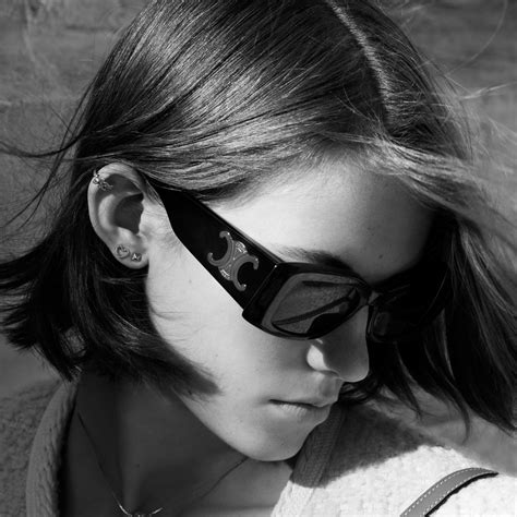 celine sunglasses 827886466924|TRIOMPHE XL 01 SUNGLASSES IN ACETATE .